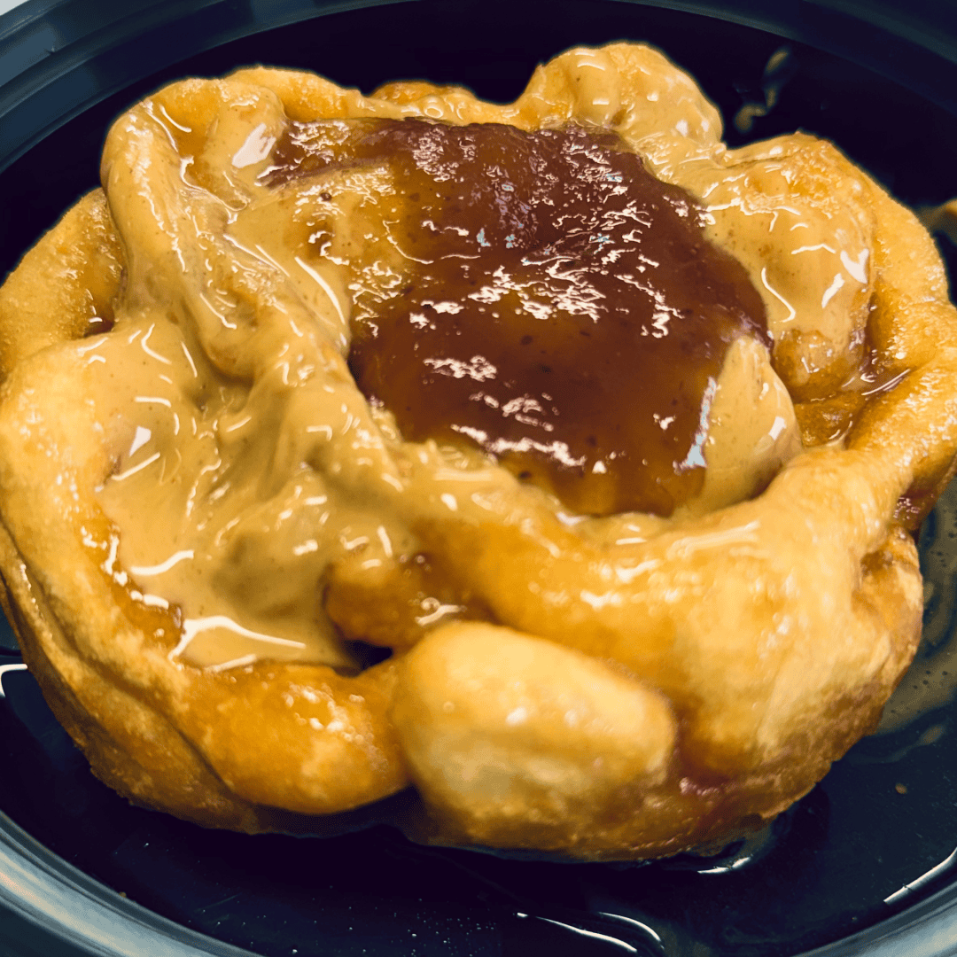 PB&J Funnel Cake